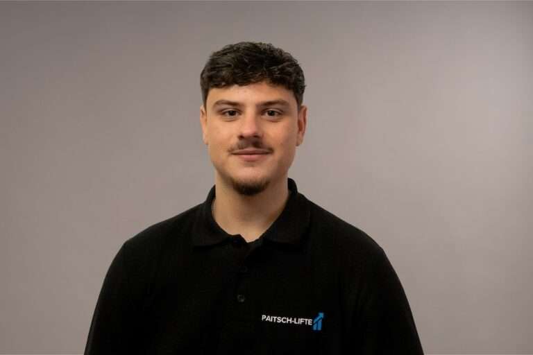 Justin Paitsch, Servicetechniker für Aufzüge bei Paitsch Lifte